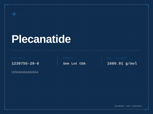 Plecanatide spec plate — CAS 1239755-20-6 | Summit API Group